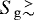 Mathematical equation: $S_{\mathrm{g}}{\mathrel{\smash{\raise-0.5ex\hbox{\ensuremath{\stackrel{>}{\sim}}}}}} $