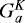 Mathematical equation: $G_a^K$