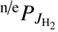 Mathematical equation: ${}^{\mathrm{n/e}}{P_{{J_{{\mathrm{H}_2}}}}}$