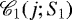 $\mathscr{C}_1(j; S_{\!1})$