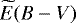 $\widetilde{E}({B-V})$