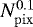 Mathematical equation: $N_{\mathrm{pix}}^{0.1}$