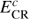 $ E_\text{CR}^c $