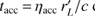 $ t_\text{acc}=\eta_\text{acc}r_L^'/c $