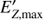 $ {E^'}_\text{Z,max} $