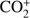 $ \text{CO}_2^+ $