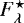 Mathematical equation: $ F^{\star}_{\lambda}$