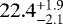 $22.4_{-2.1}^{+1.9}$