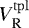 $V_{\textrm{R}}^{\rm{tpl}}$