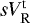 $sV_{\mathrm{R}}^{\textrm{t}}$