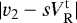 $ | v_2 - sV_{\mathrm{R}}^{{\mathrm t}} | $