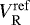 $V_{\mathrm{R}}^{\rm{ref}}$