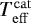 $T_{\rm{eff}}^{\rm{cat}}$