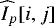 Mathematical equation: $\widehat{I}_p[i,j]$