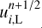 Mathematical equation: $ u_{i,{\rm L}}^{n+1/2}$
