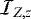 Mathematical equation: ${\cal I}_{Z,z}$