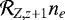 Mathematical equation: ${\cal R}_{Z,z+1}n_{e}$