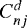 Mathematical equation: $C^{d}_{nj}$
