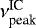 Mathematical equation: $\nu^{\textrm{IC}}_{\textrm{peak}}$