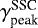 Mathematical equation: $\gamma^{\textrm{SSC}}_{\textrm{peak}}$