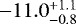 $-11.0^{+1.1}_{-0.8}$
