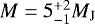 Mathematical equation: $M=5^{+2}_{-1} M_{\rm{J}}$