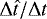 Mathematical equation: $\mathrm{\Delta} \hat{t} / \mathrm{\Delta} t$
