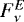 Mathematical equation: $F_{\nu}^{E}$
