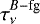 Mathematical equation: $\tau^{B-\textrm{fg}}_{\nu}$