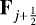 Mathematical equation: $\mathbf{F}_{j+\frac{1}{2}}$