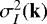 Mathematical equation: $\sigma^2_I(\mathbf{k})$