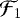 Mathematical equation: $\mathcal{F}_{1}$