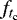 Mathematical equation: $f_{t_{\textrm{c}}}$