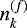 Mathematical equation: $n_k^{(f)}$