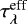 Mathematical equation: $\tau_{\lambda}^{\textrm{eff}}$