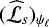 Mathematical equation: $(\widehat{\cal L}_{s})_{\psi_{\ell}}$
