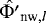 Mathematical equation: $\hat{{\mathrm{\Phi}}'}_{\textrm{nw},l}$