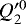 Mathematical equation: $Q^{\prime 0}_2$