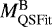Mathematical equation: $M_{\textrm{QSFit}}^{\textrm{B}}$