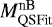 Mathematical equation: $M_{\textrm{QSFit}}^{\textrm{nB}}$