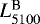 Mathematical equation: $L_{5100}^{\textrm{B}}$