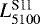 Mathematical equation: $L_{5100}^{\textrm{S11}}$