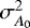 Mathematical equation: $\sigma_{A_0}^2$