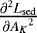Mathematical equation: $\frac{\partial^2 L_{\mathrm{sed}}}{\partial {A_K}^2}$