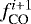 Mathematical equation: $f^{i+1}_{\textrm{CO}}$