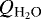 Mathematical equation: $Q_{\textrm{H}_2\textrm{O}}$
