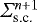 Mathematical equation: $\Sigma_{\textrm{s.c.}}^{n+1}$