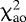 Mathematical equation: $\upchi_{\textrm{ao}}^2$