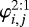 Mathematical equation: $\varphi_{i,j}^{2:1}$
