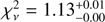 $ \chi_{\nu}^2=1.13_{-0.00}^{+0.01} $